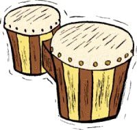 Percussion instruments music graphics