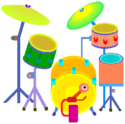 Percussion instruments music graphics