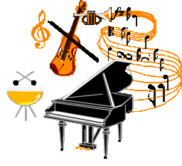 Piano forte music graphics