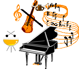 Piano forte music graphics
