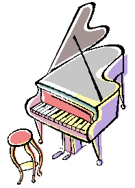 Piano forte music graphics