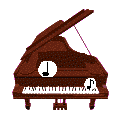 Piano forte music graphics