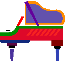 Piano forte music graphics