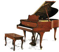 Piano forte music graphics