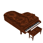 Piano forte music graphics
