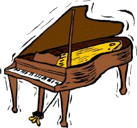 Piano forte music graphics
