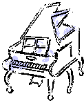 Piano forte music graphics