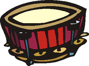 Tambourine music graphics