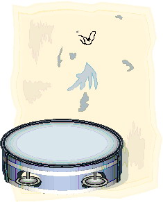 Tambourine music graphics