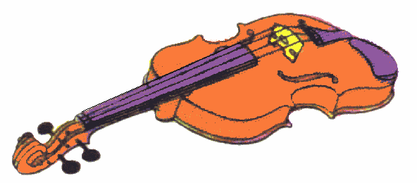 Violin music graphics