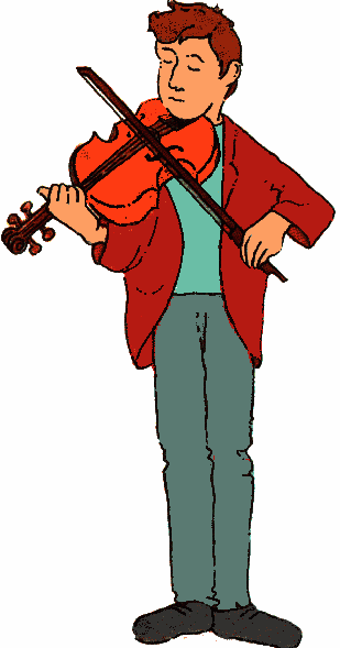 Violin music graphics