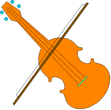 Violin music graphics