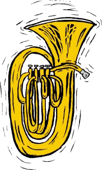 Wind instruments music graphics