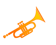 Wind instruments music graphics