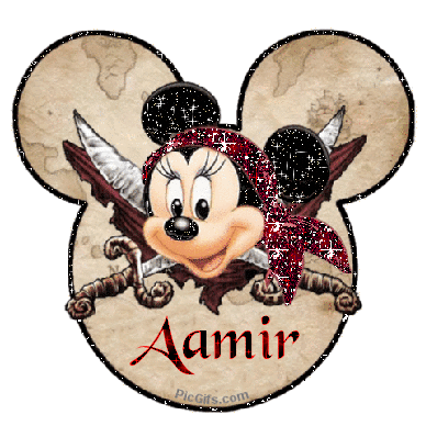 Aamir name graphics