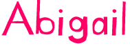 Abigail name graphics