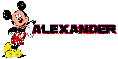 Alexander name graphics