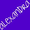 Alexandra name graphics