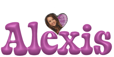 Alexis name graphics