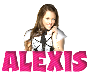 Alexis name graphics