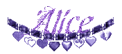 Alice name graphics