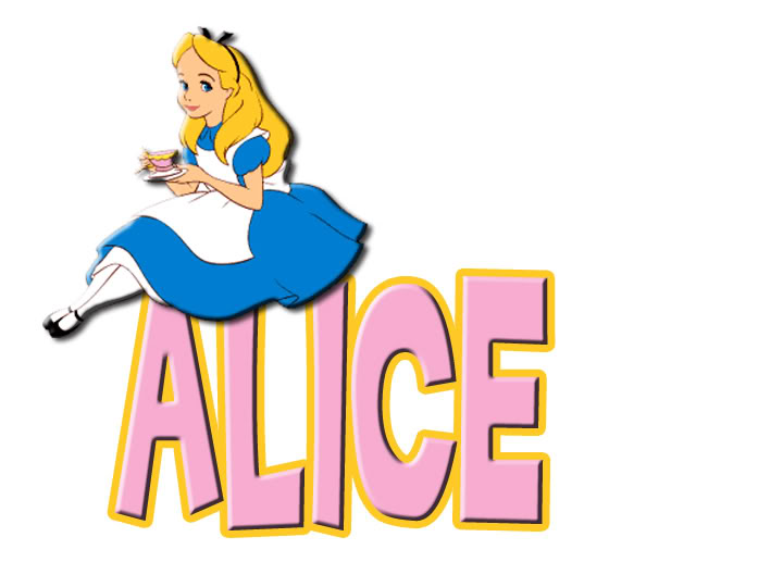 Alice name graphics