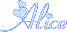 Alice name graphics
