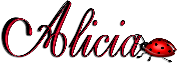 Alicia name graphics