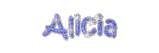 Alicia name graphics