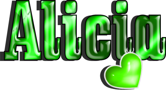 Alicia name graphics