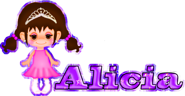 Alicia name graphics