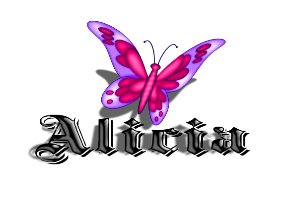 Alicia name graphics