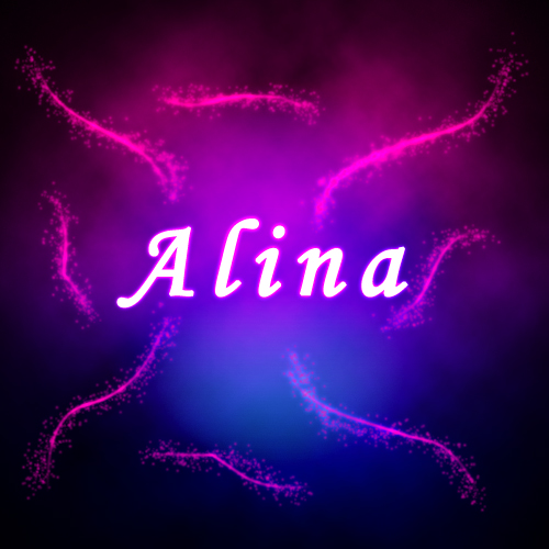 Alina name graphics