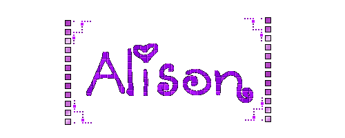 Alison name graphics
