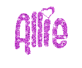 Allie name graphics