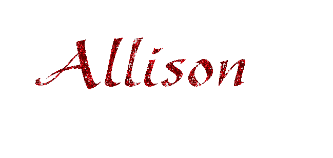 Allison name graphics