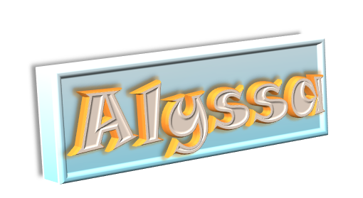 Alyssa name graphics