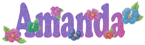 Amanda name graphics