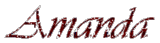 Amanda name graphics