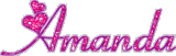 Amanda name graphics