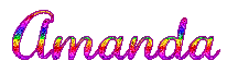 Amanda name graphics