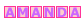Amanda name graphics