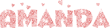 Amanda name graphics