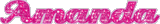 Amanda name graphics
