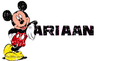 Ariaan name graphics