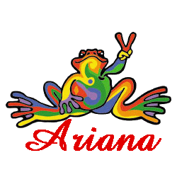 Ariana name graphics