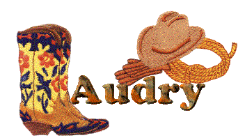 Audry name graphics