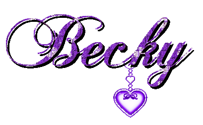 Becky name graphics