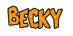 Becky name graphics