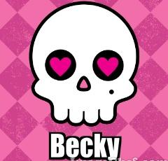 Becky name graphics